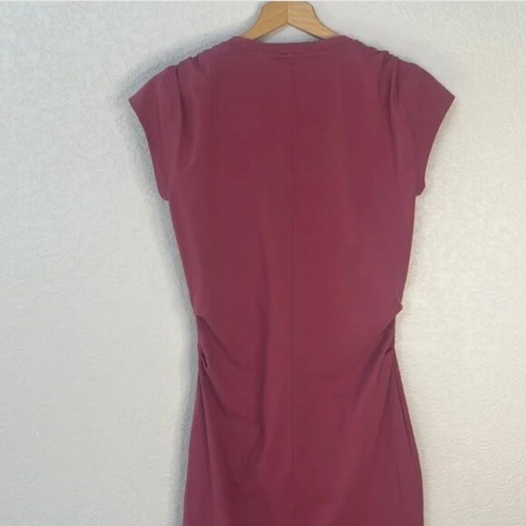 Athleta Dress Cinch Waist Pink Size Small Tall - Picture 3 of 3